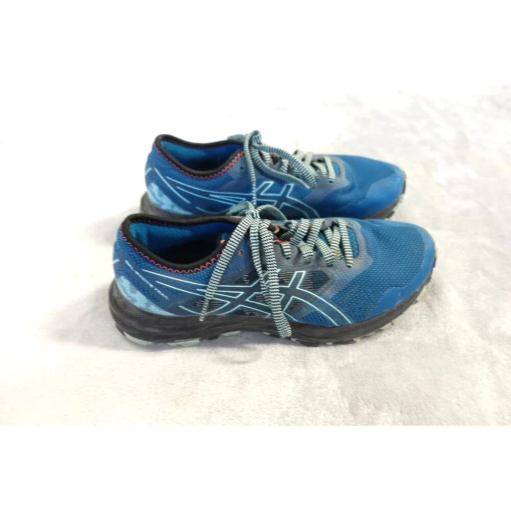 Asics‎ Womens Size 8.5 Blue Gel-Excite Trail Running Shoes Sneakers